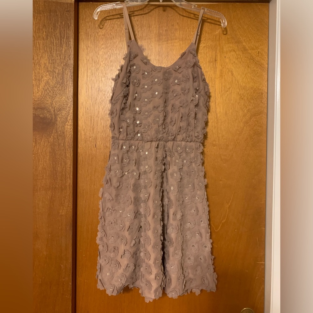 Dress The Population party dress. Size XS. Beautiful dress with flower appliqué.